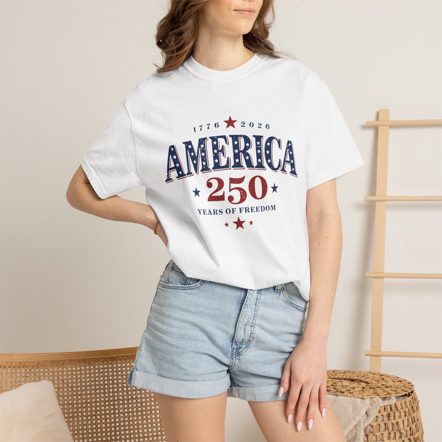 America 250 Patriotic T-Shirt — 1776‑2026 Years of Freedom Tee