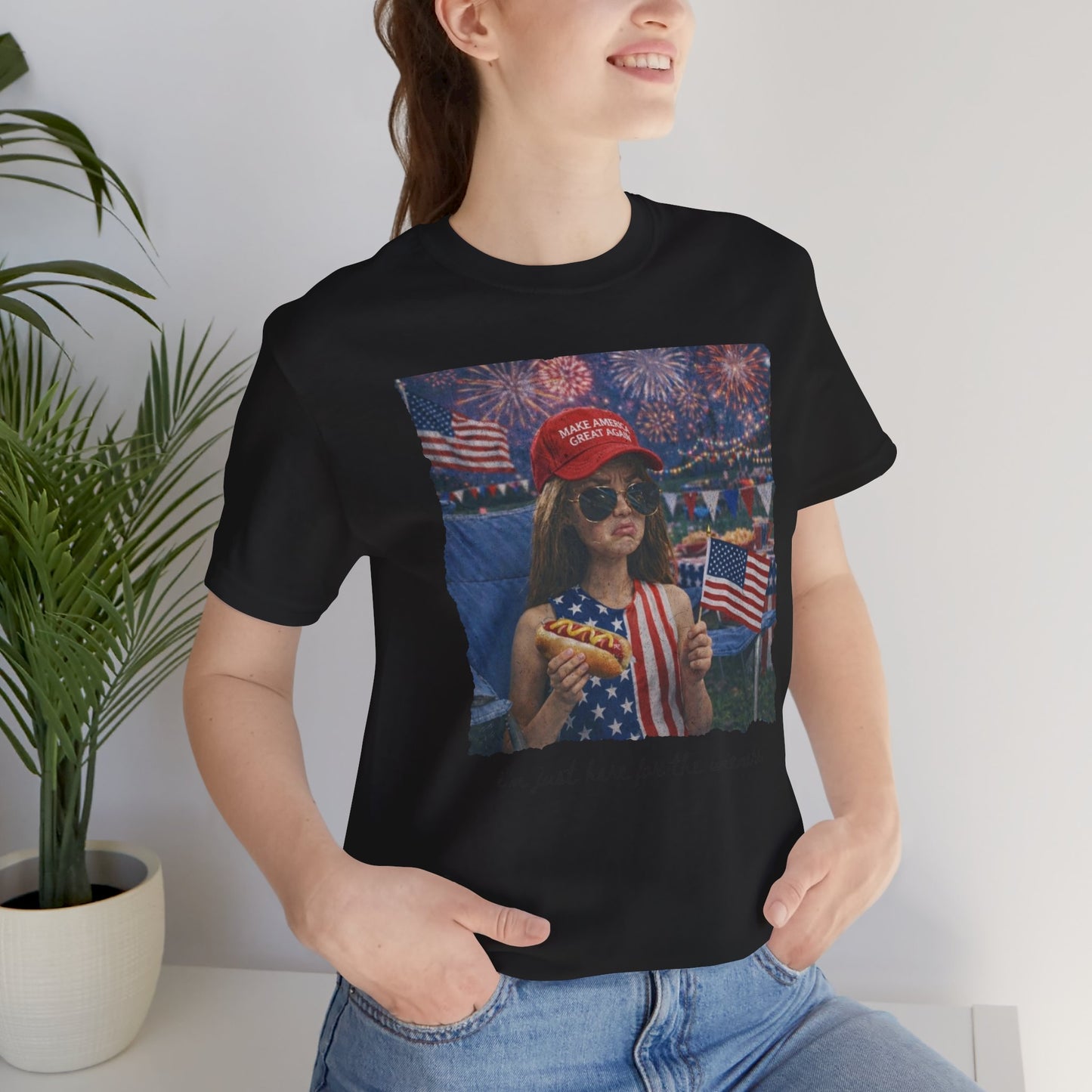 Patriotic Rally Tee — “We Just Rise for the Winners” Graphic T-Shirt