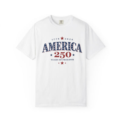 America 250 Patriotic T-Shirt — 1776‑2026 Years of Freedom Tee
