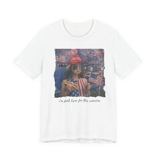 Patriotic Rally Tee — “We Just Rise for the Winners” Graphic T-Shirt