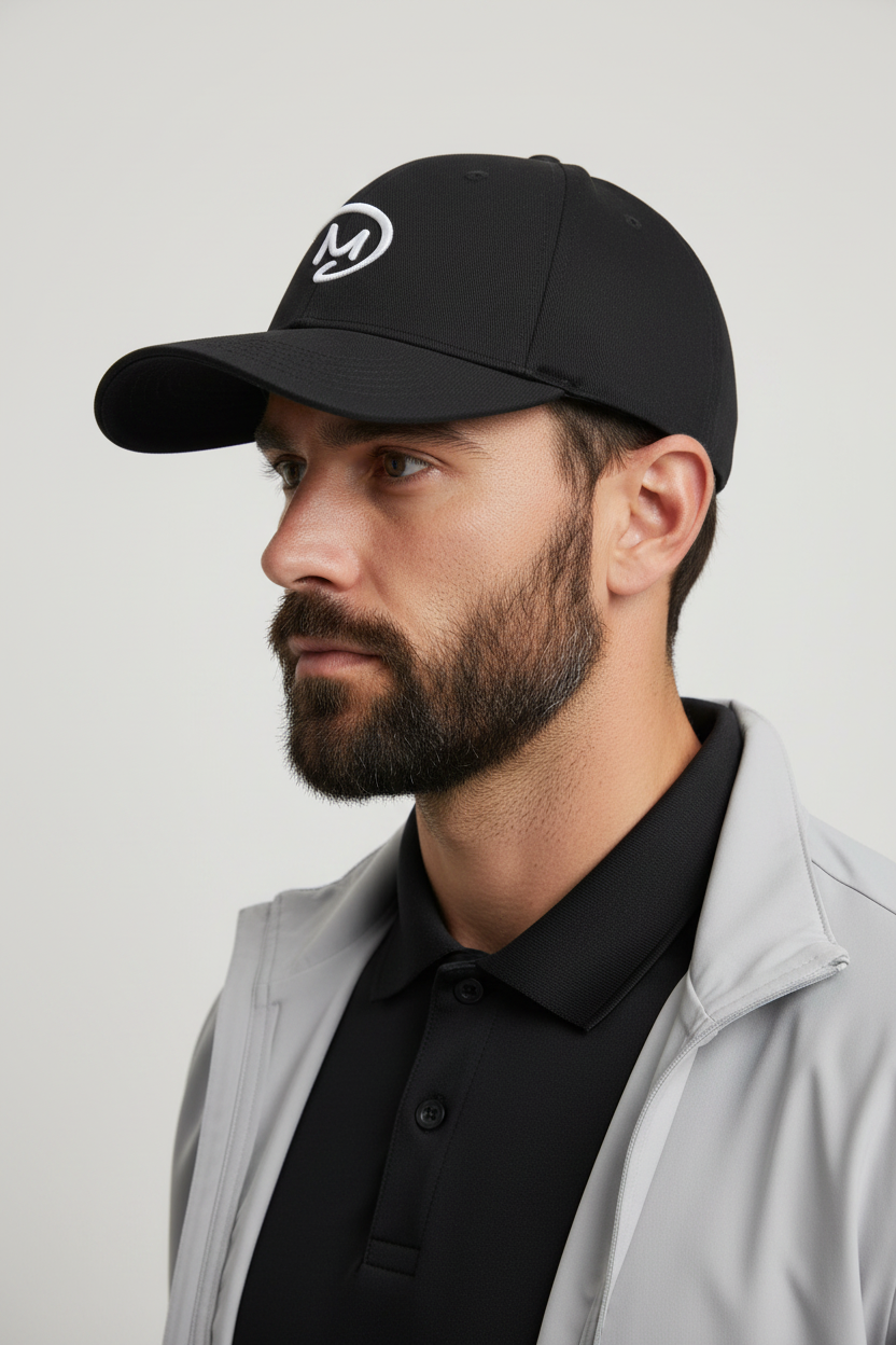 Men's Golf Cap - Model Side View