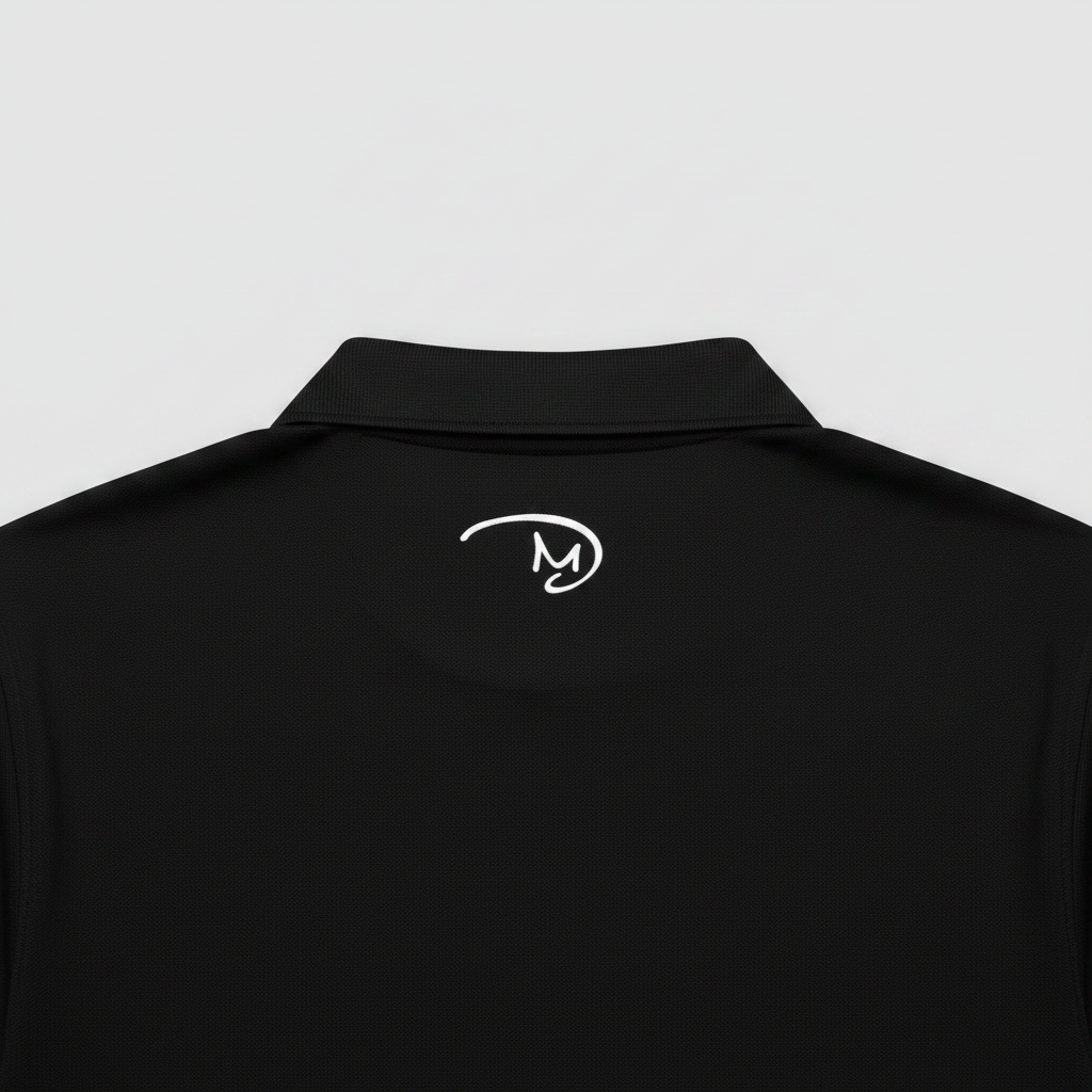Men's Golf Polo Shirt - Back View