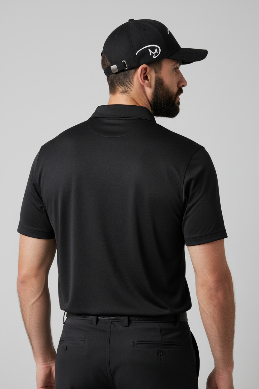 Men's Golf Cap - Model Back View