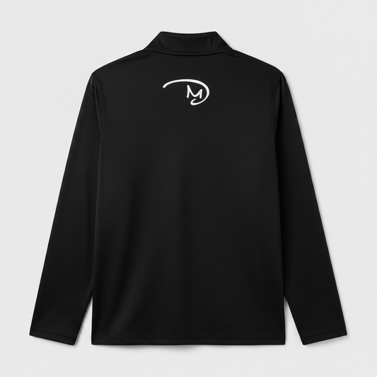 Men's Golf Quarter-Zip Pullover - Back View
