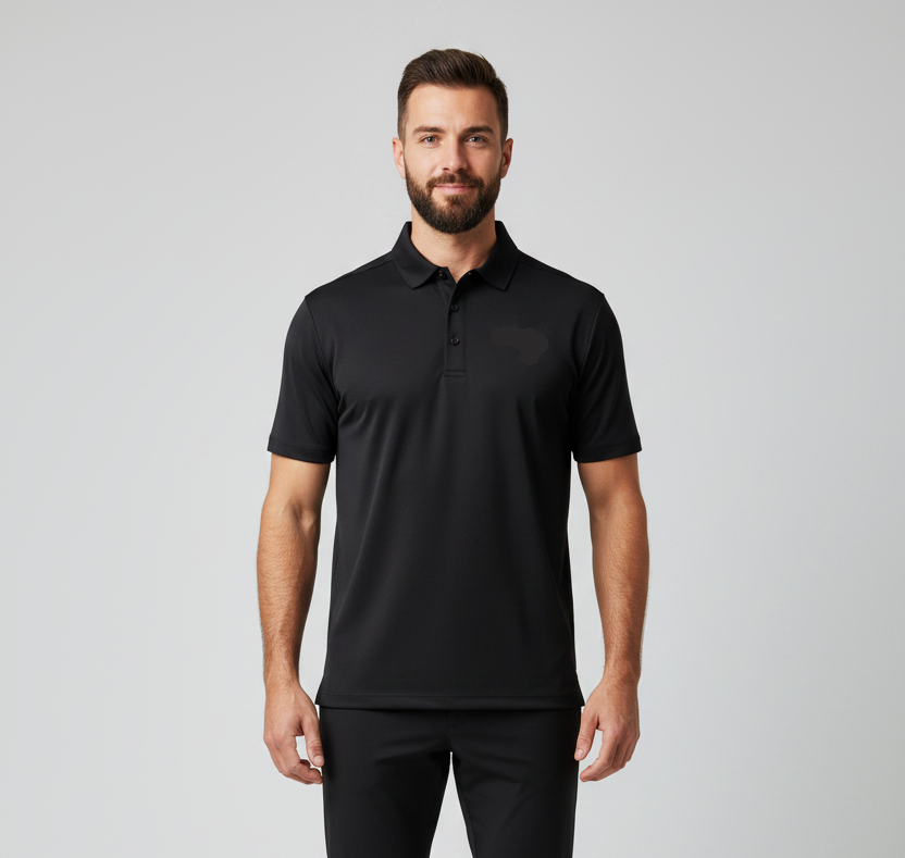 Men's Golf Polo Shirt - Model Front View