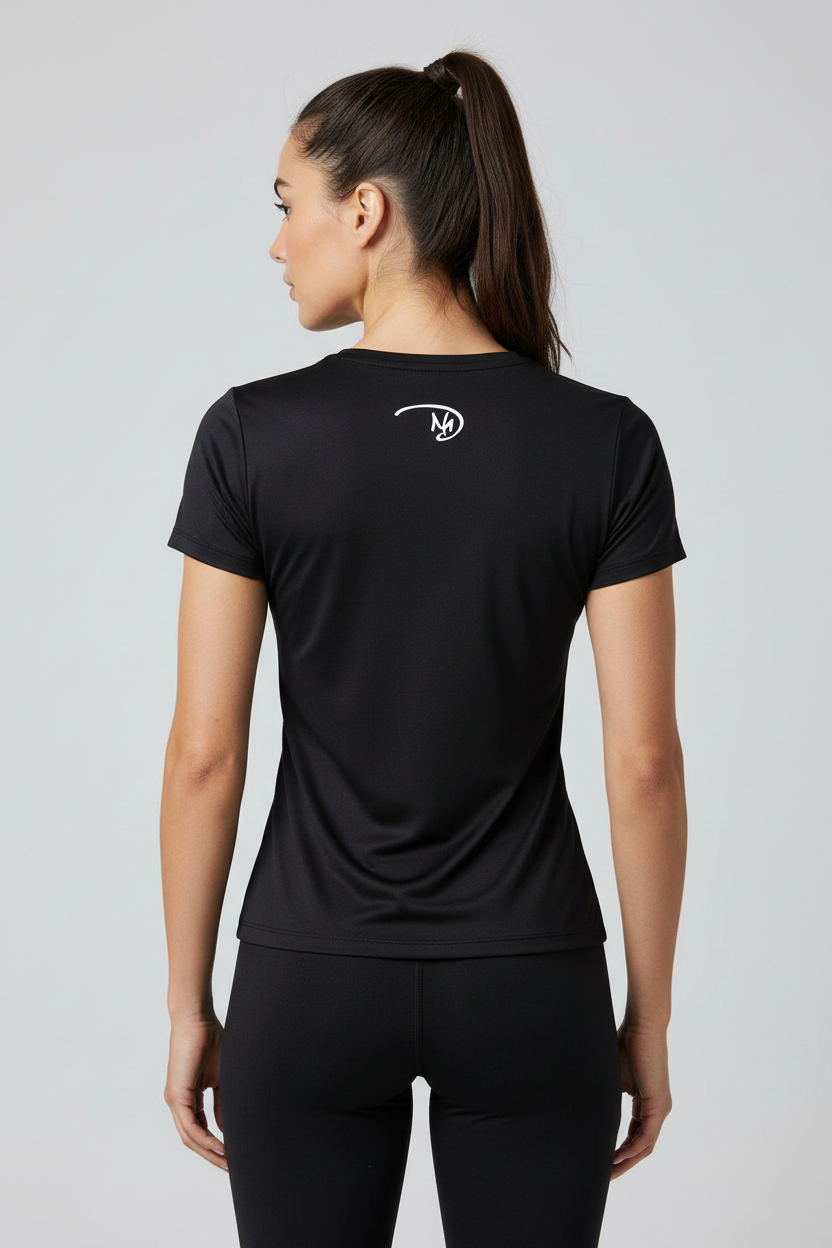 Women's Activewear Shirt - Model Back View