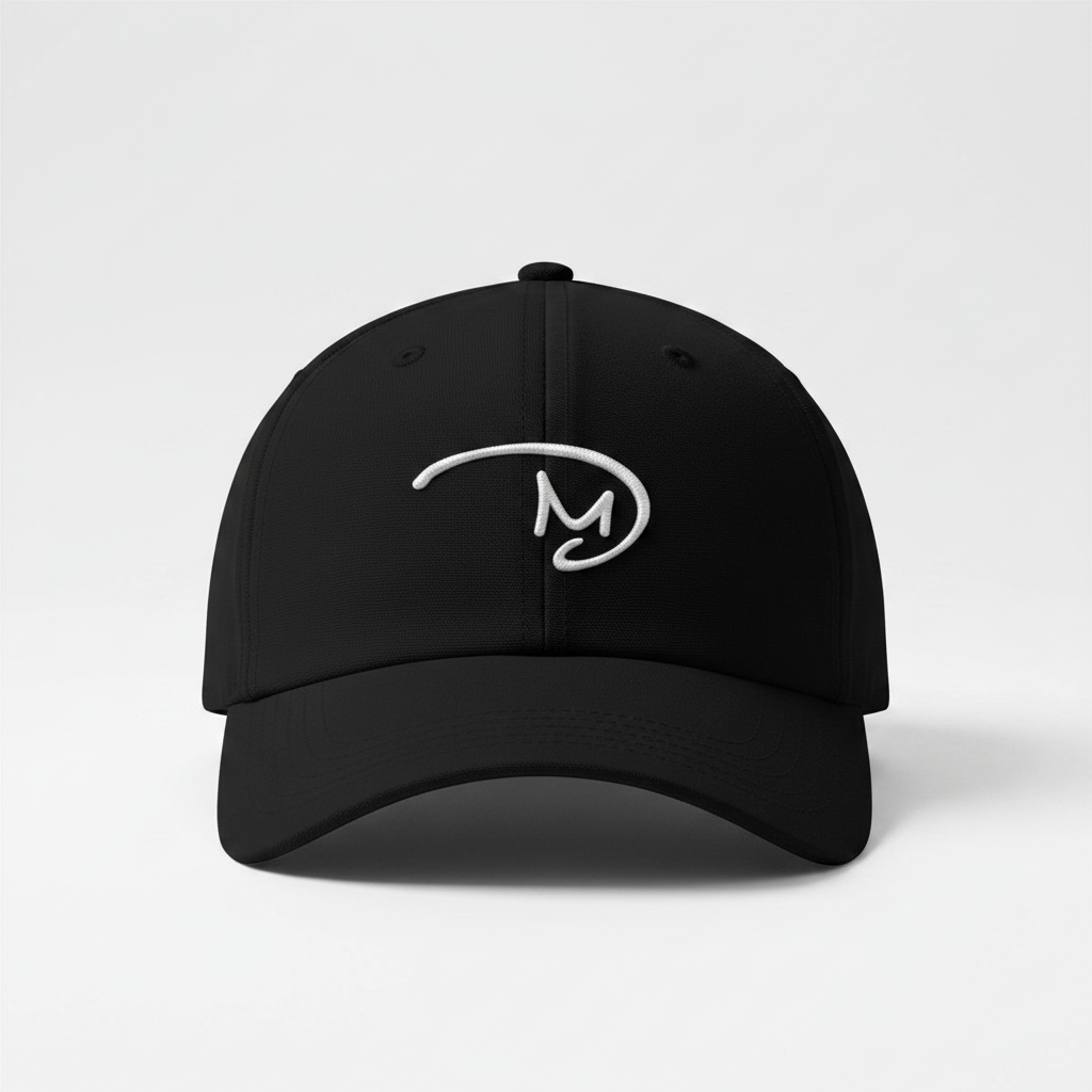 Men's Golf Cap - MD Logo Front View
